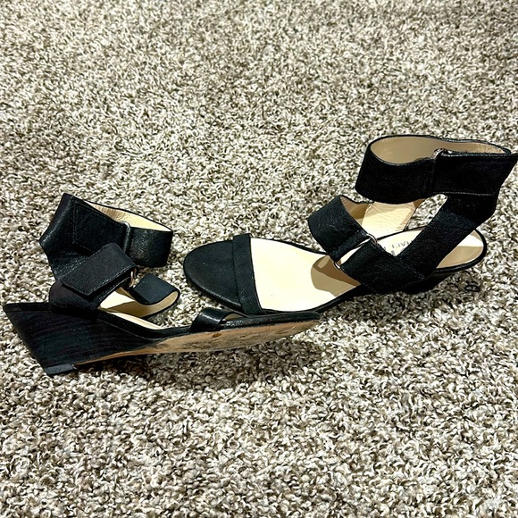 Michael Kors Shoes - Michael Kors 5.5 wedge heel- black